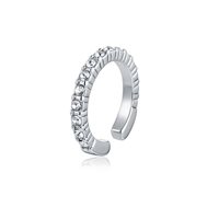 Earcuff Brand Donna Princess in Acciaio Cristallo 14ER061W